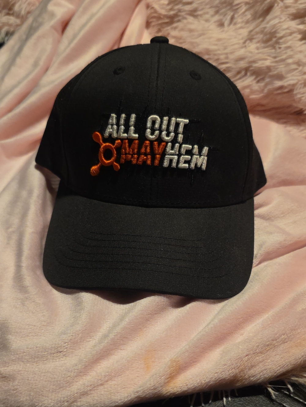 Orangetheory Black 'All Out Mayhem' Embroidered Baseball Cap